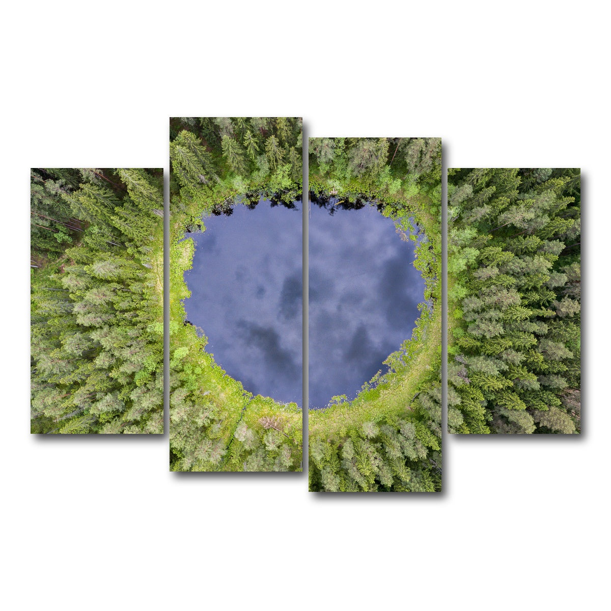 AUTO-MOCKUP WHITE | Water Hole | 4 Piece | Gallery Wrap Canvas | group=4_short