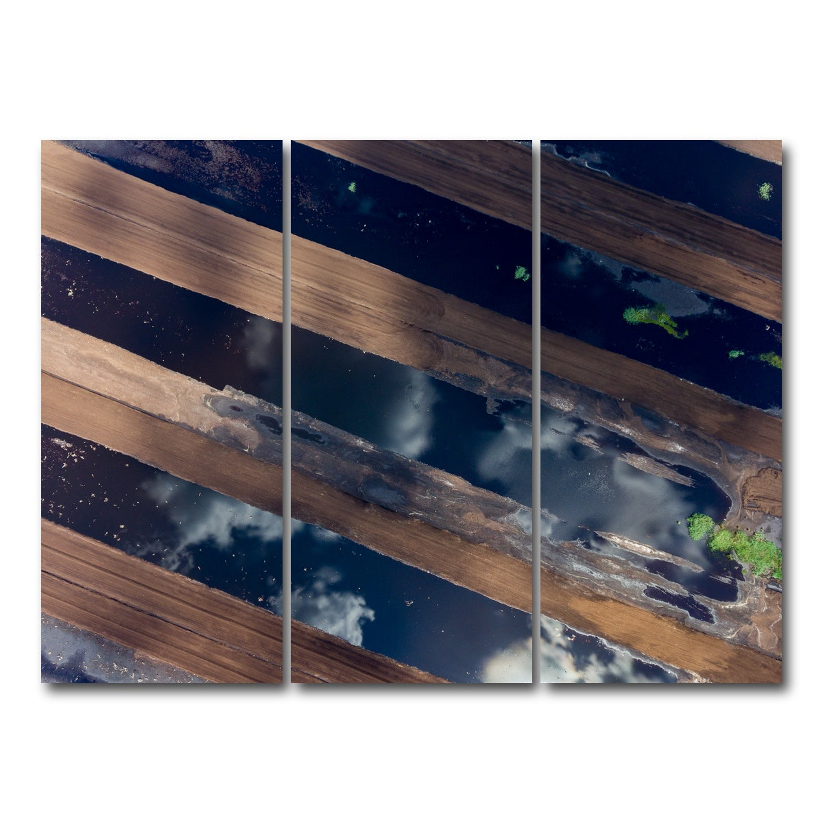 AUTO-MOCKUP WHITE | Water and Dirt | 3 Piece | Gallery Wrap Canvas | group=8x18
