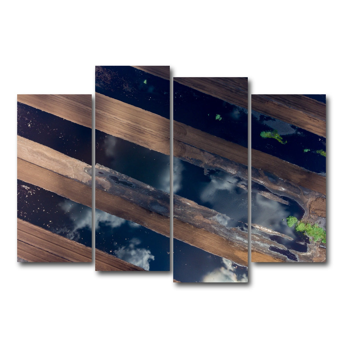 AUTO-MOCKUP WHITE | Water and Dirt | 4 Piece | Gallery Wrap Canvas | group=4_normal