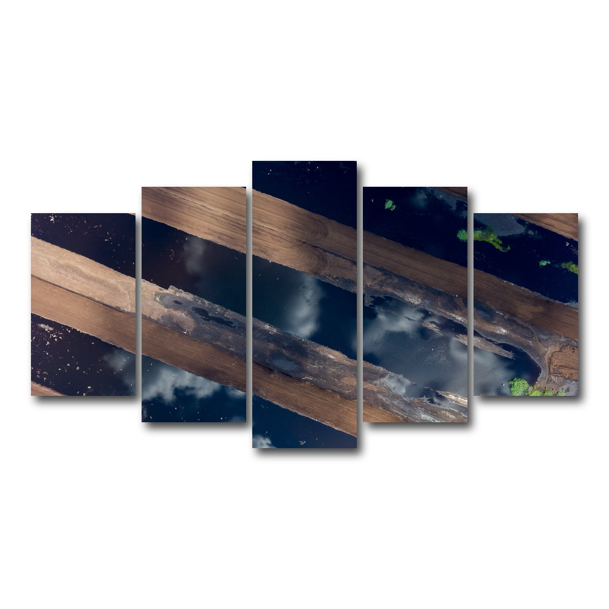 AUTO-MOCKUP WHITE | Water and Dirt | 5 Piece | Gallery Wrap Canvas | group=5_normal