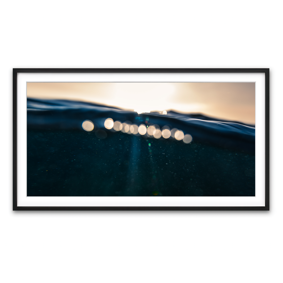 Framed Print 2x1 Black