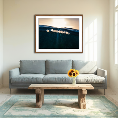 AUTO-MOCKUP ROOM | Water and Light Wall Art