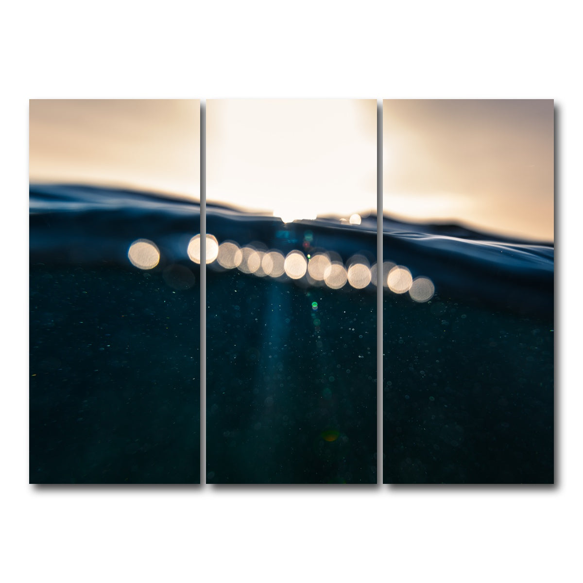 AUTO-MOCKUP WHITE | Water and Light | 3 Piece | Gallery Wrap Canvas | group=8x18