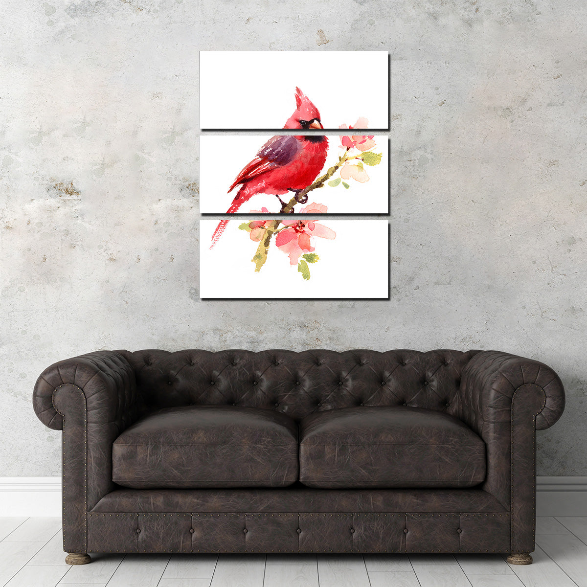 Watercolor Cardinal Wall Art