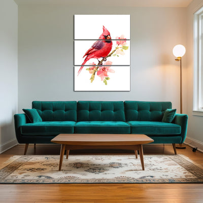 AUTO-MOCKUP ROOM | Watercolor Cardinal