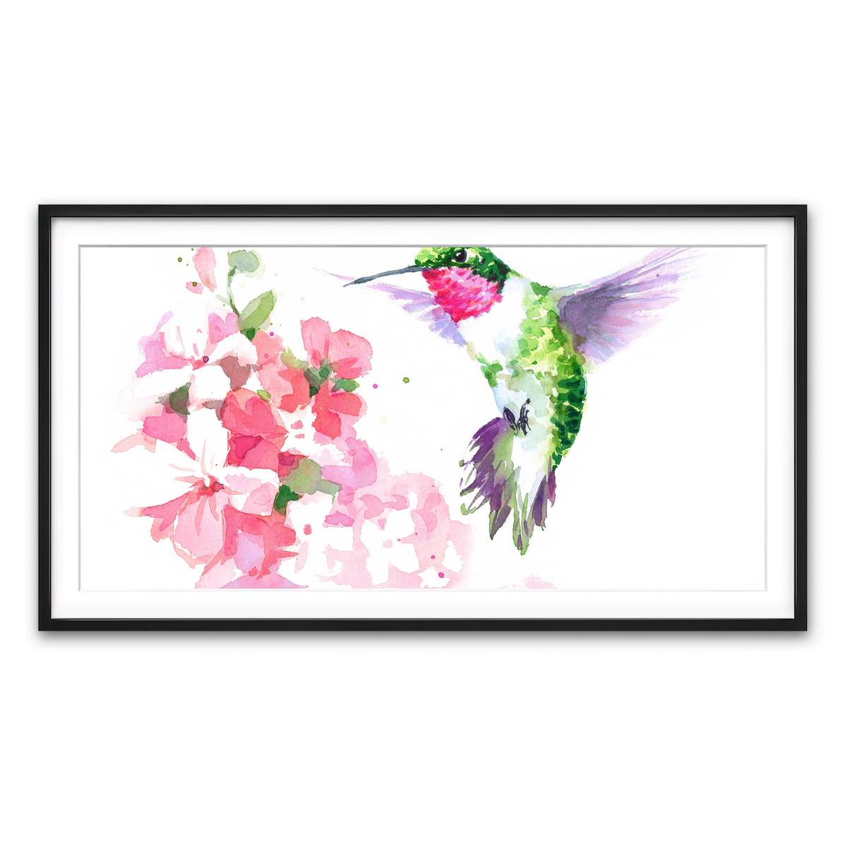 Framed Print 2x1 Black