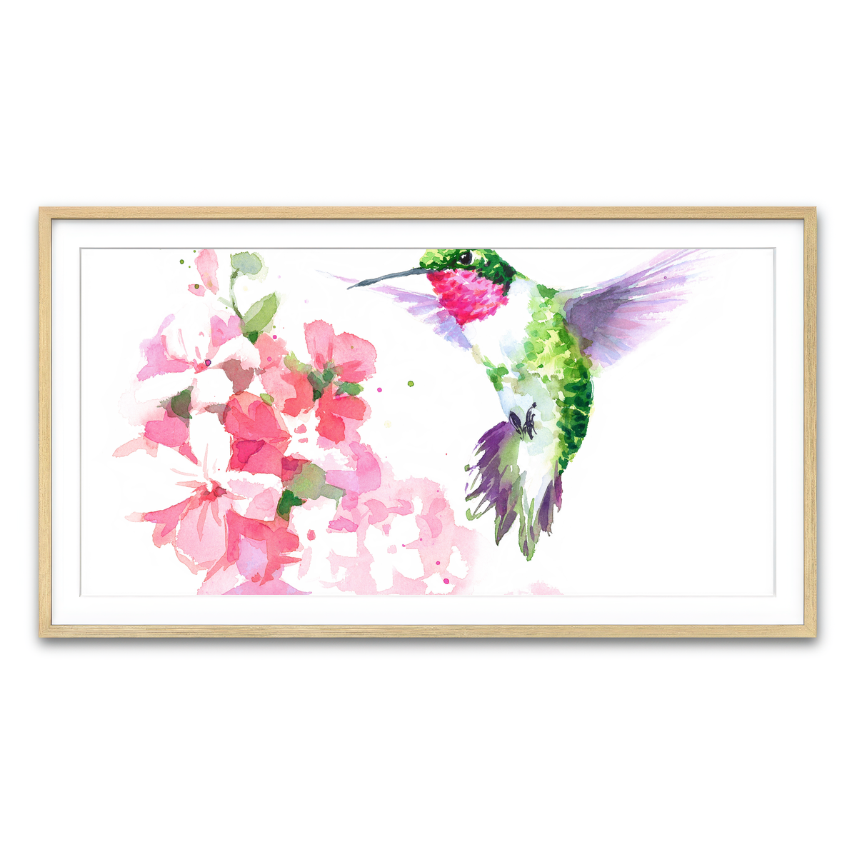 Framed Print 2x1 Natural