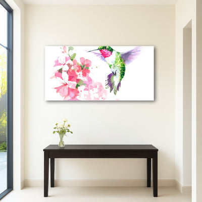 AUTO-MOCKUP ROOM | Watercolor Hummingbird
