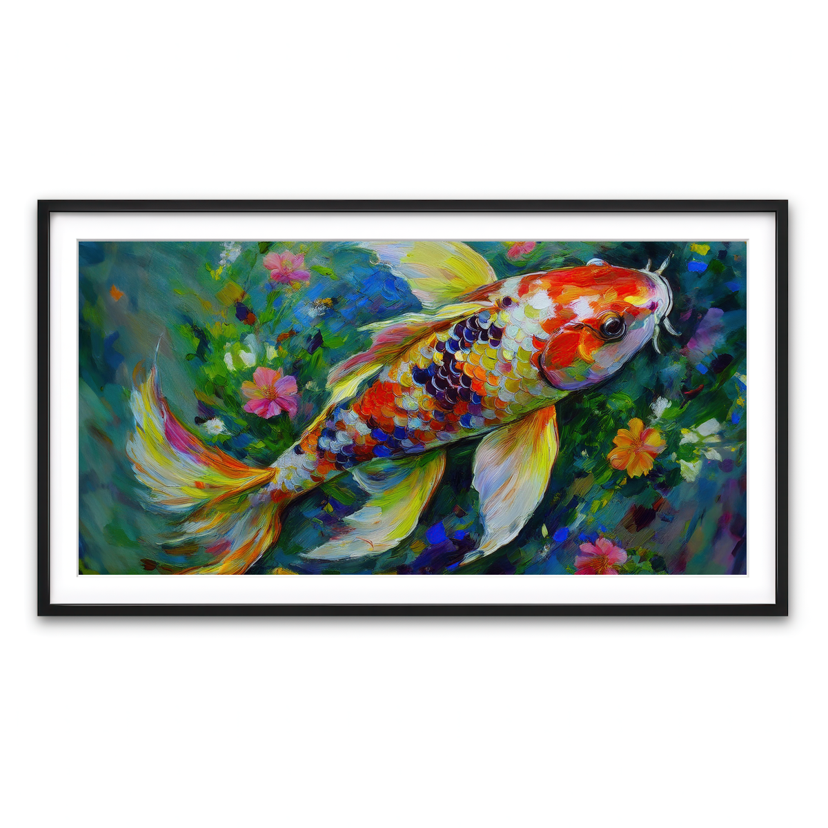 Framed Print 2x1 Black