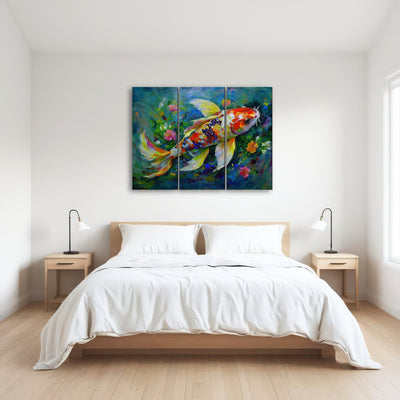 AUTO-MOCKUP ROOM | Watercolor Koi Fish