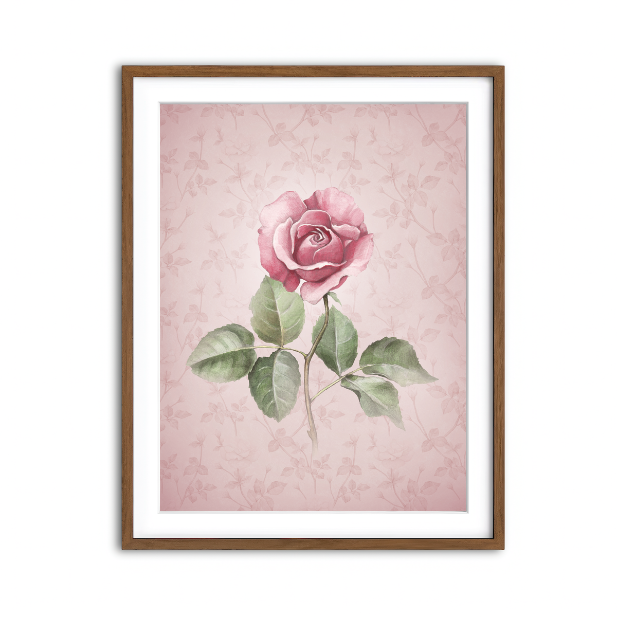 Framed Print 3x4 Walnut