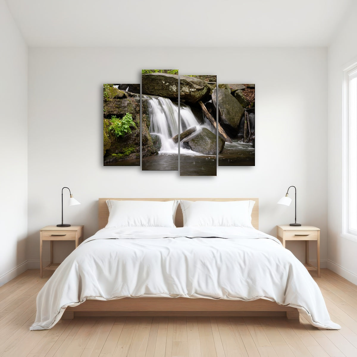 AUTO-MOCKUP ROOM | Waterfall Portrait