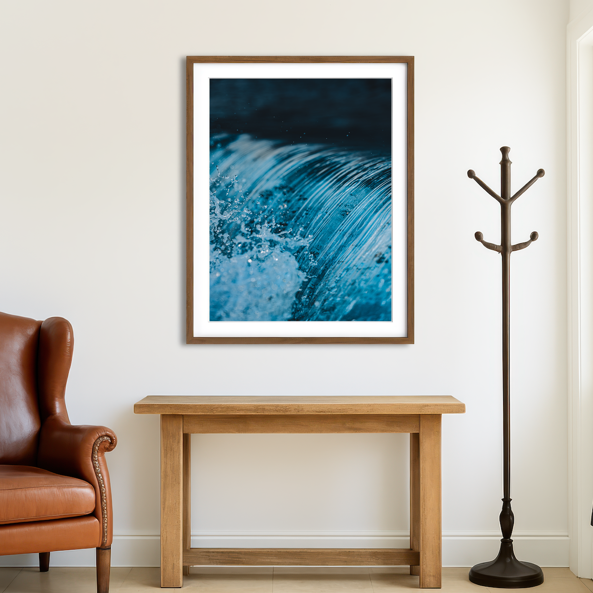 AUTO-MOCKUP ROOM | Waterfall Wall Art
