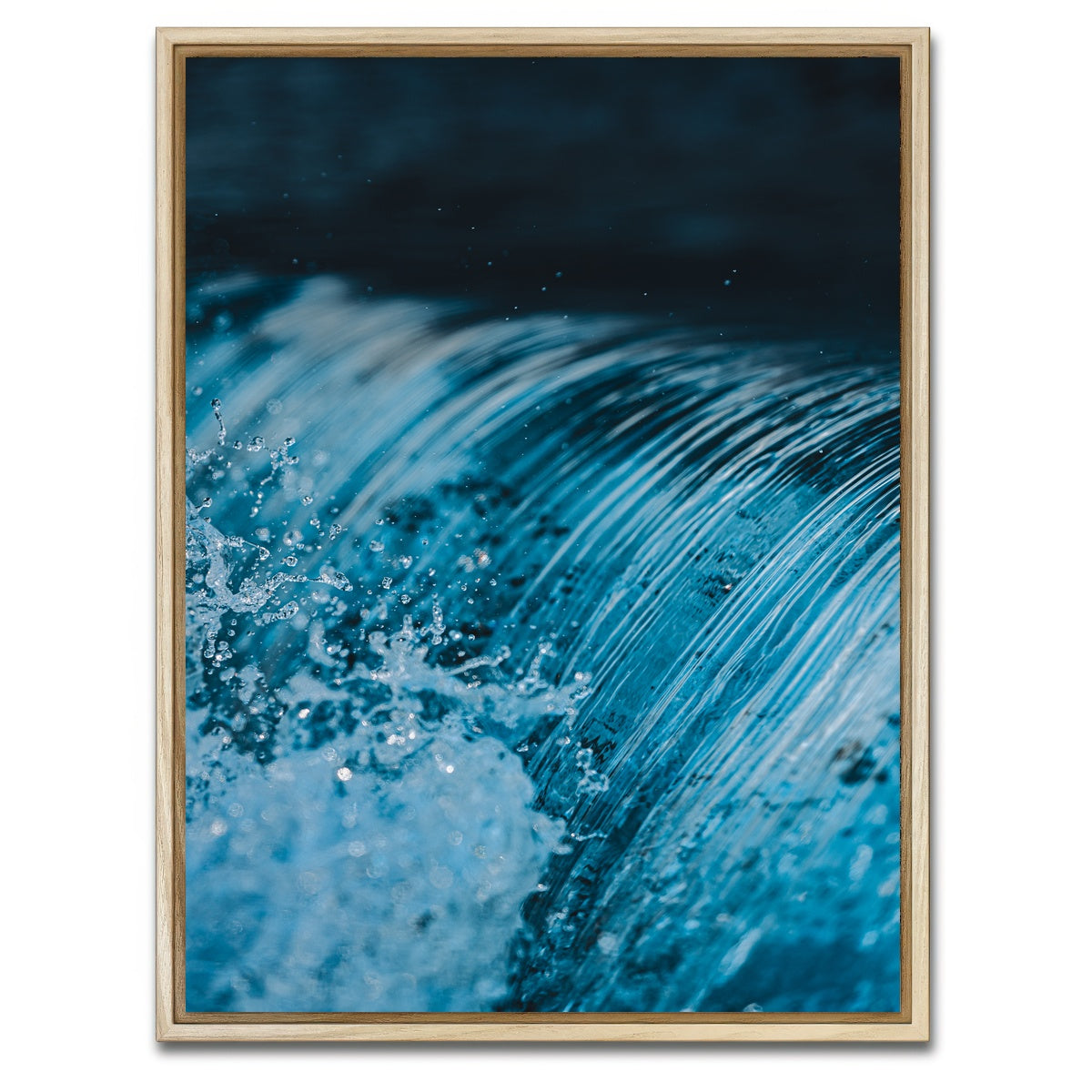 AUTO-MOCKUP WHITE | Waterfall | 1 Piece | Natural Framed Canvas | group=3x4
