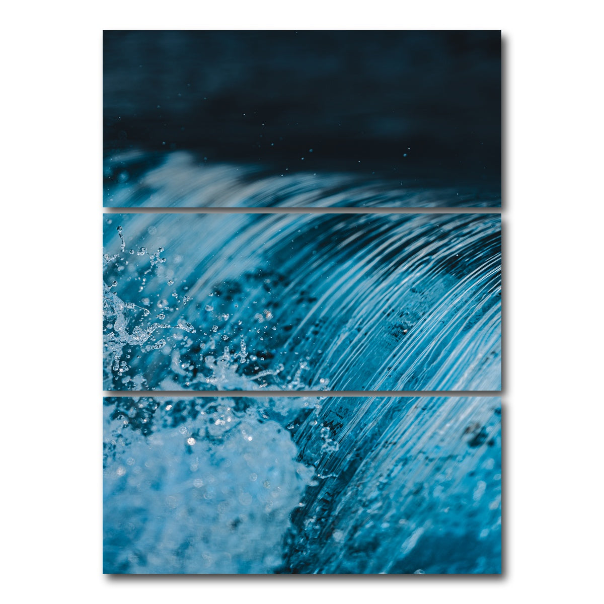 AUTO-MOCKUP WHITE | Waterfall | 3 Piece | Gallery Wrap Canvas | group=8x18_stacked