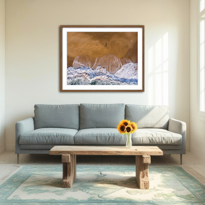 AUTO-MOCKUP ROOM | Wave Watcher Wall Art