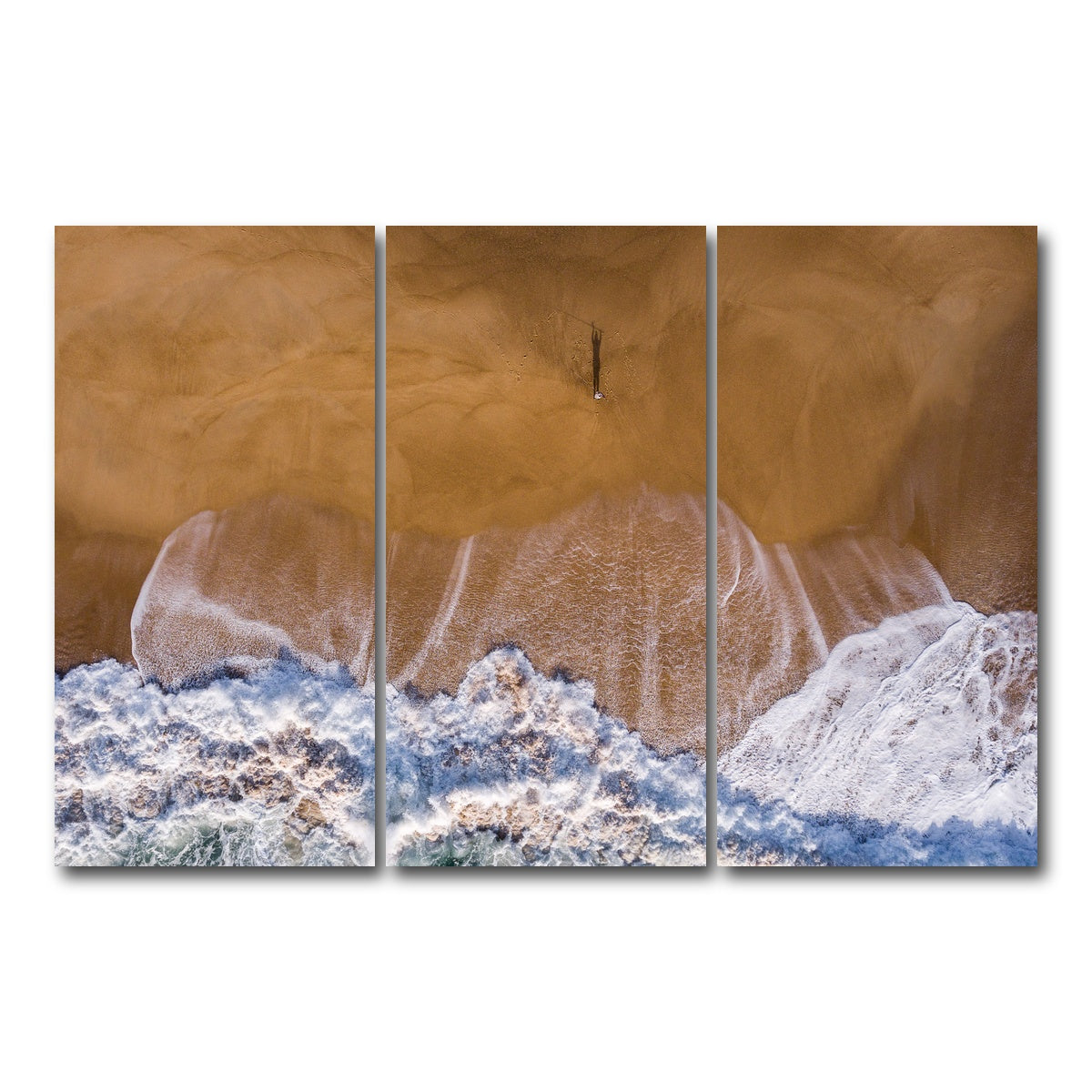 AUTO-MOCKUP WHITE | Wave Watcher | 3 Piece | Gallery Wrap Canvas | group=12x24
