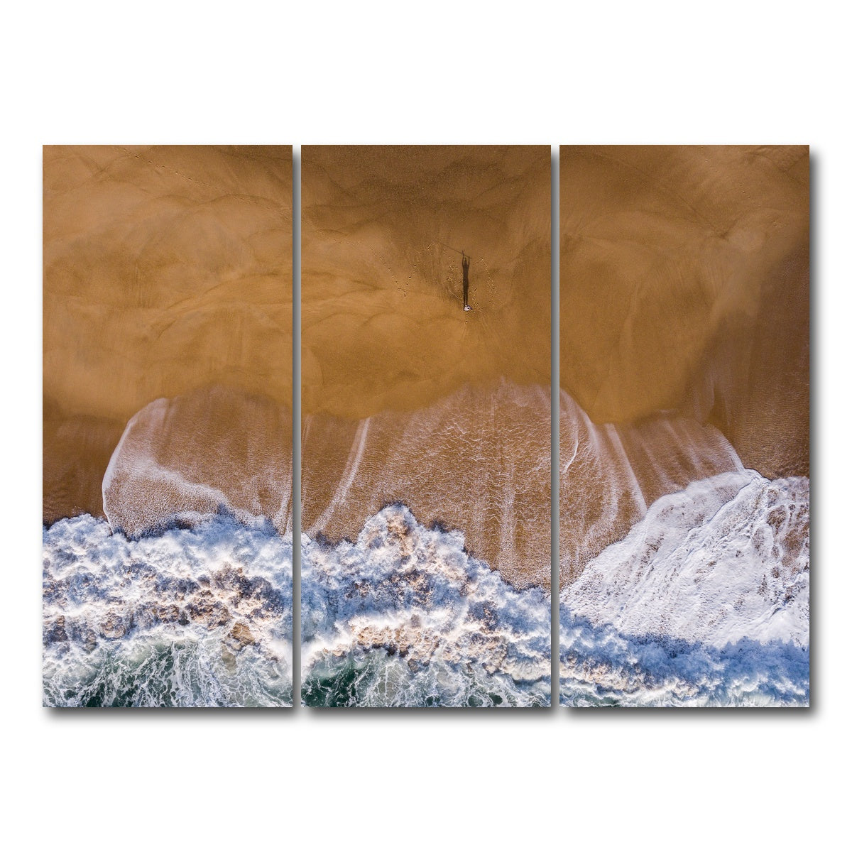 AUTO-MOCKUP WHITE | Wave Watcher | 3 Piece | Gallery Wrap Canvas | group=8x18
