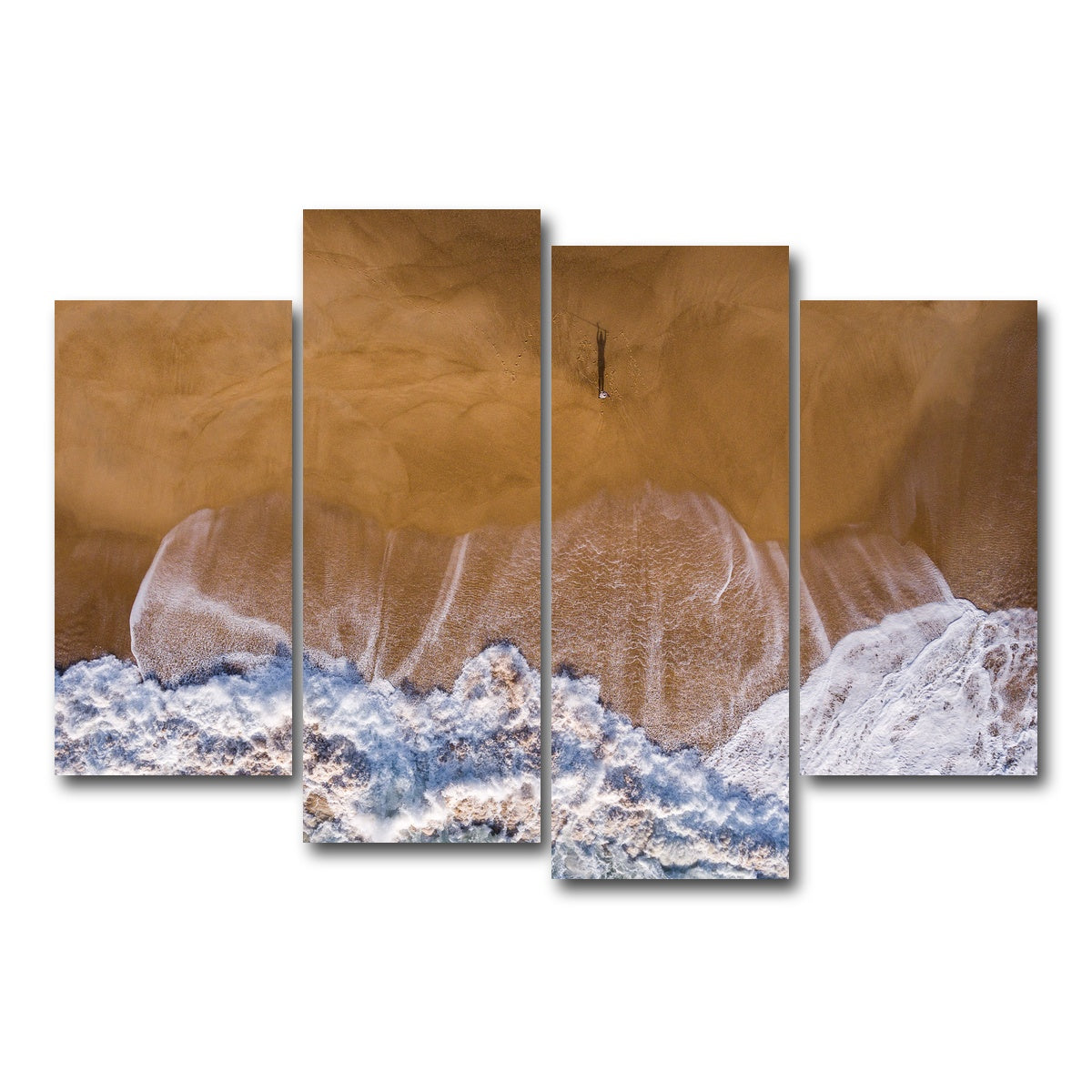 AUTO-MOCKUP WHITE | Wave Watcher | 4 Piece | Gallery Wrap Canvas | group=4_short