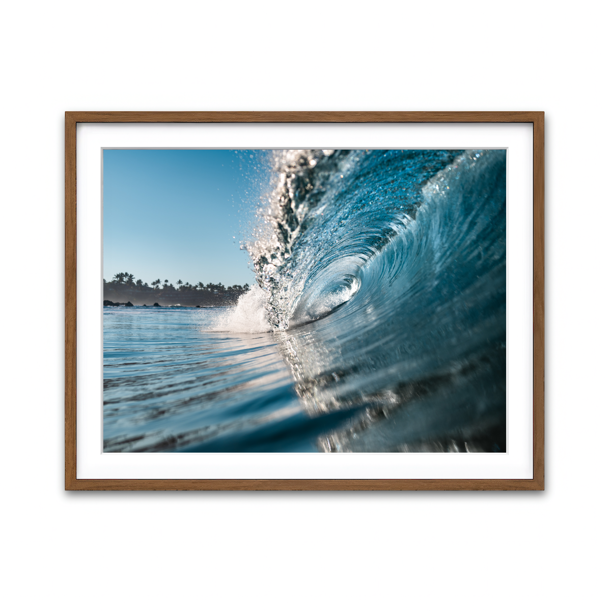 Framed Print 4x3 Walnut