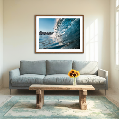 AUTO-MOCKUP ROOM | Wave Wall Art