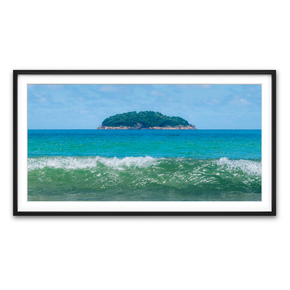 Framed Print 2x1 Black
