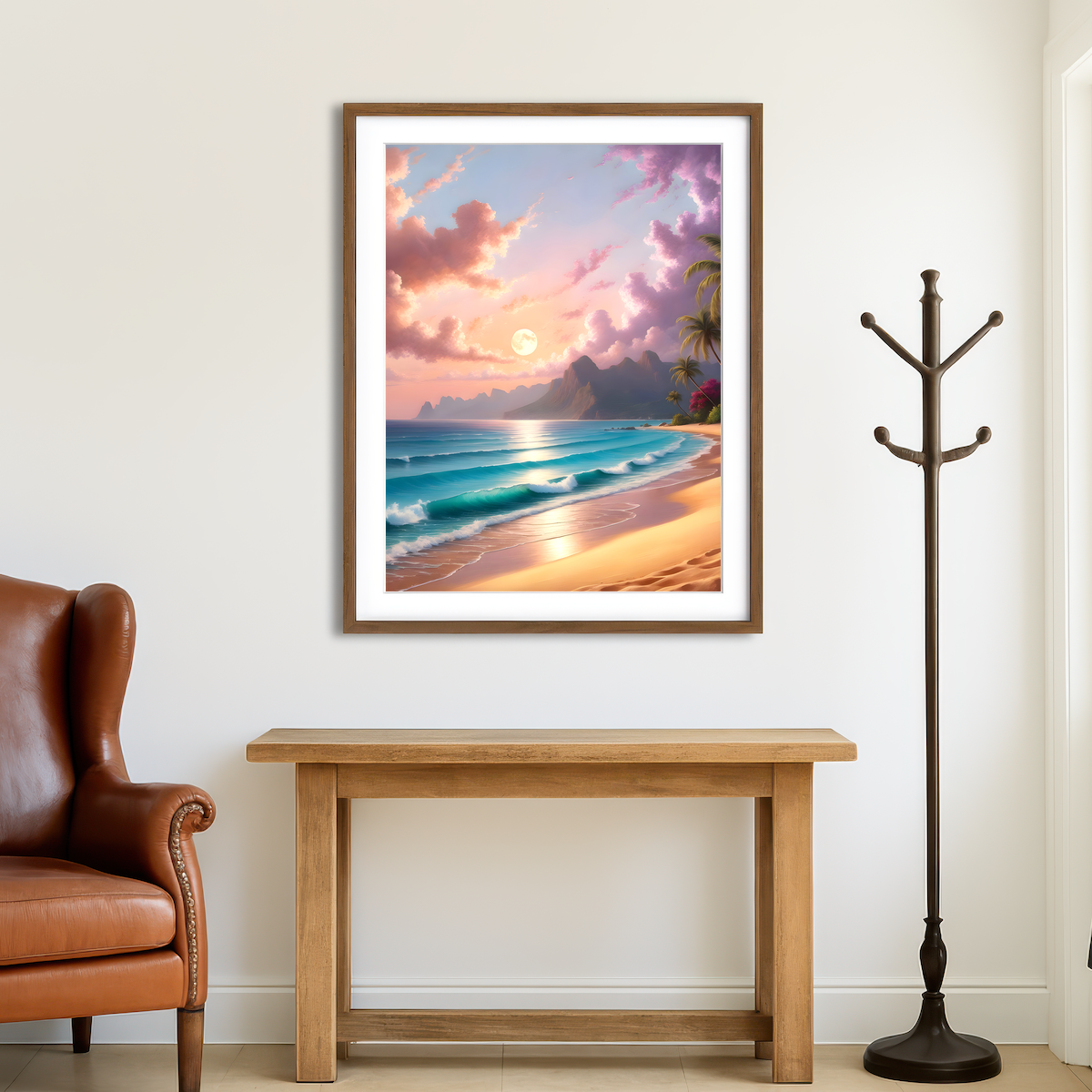 AUTO-MOCKUP ROOM | Waves of Serenity Wall Art