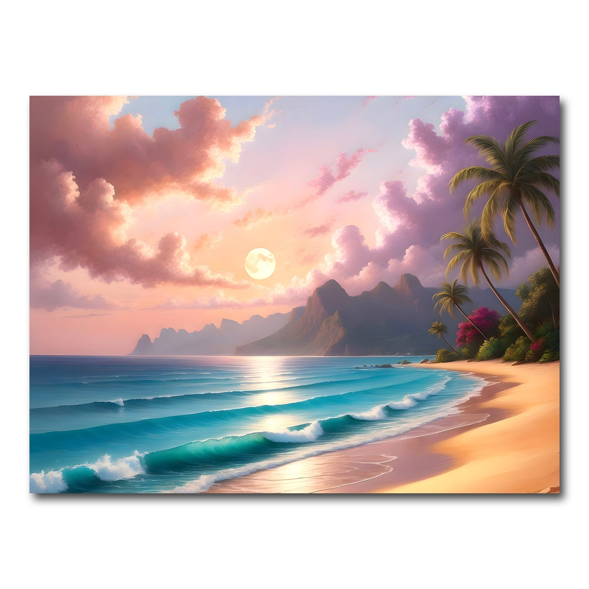 AUTO-MOCKUP WHITE | Waves of Serenity | 1 Piece | Gallery Wrap Canvas | group=4x3