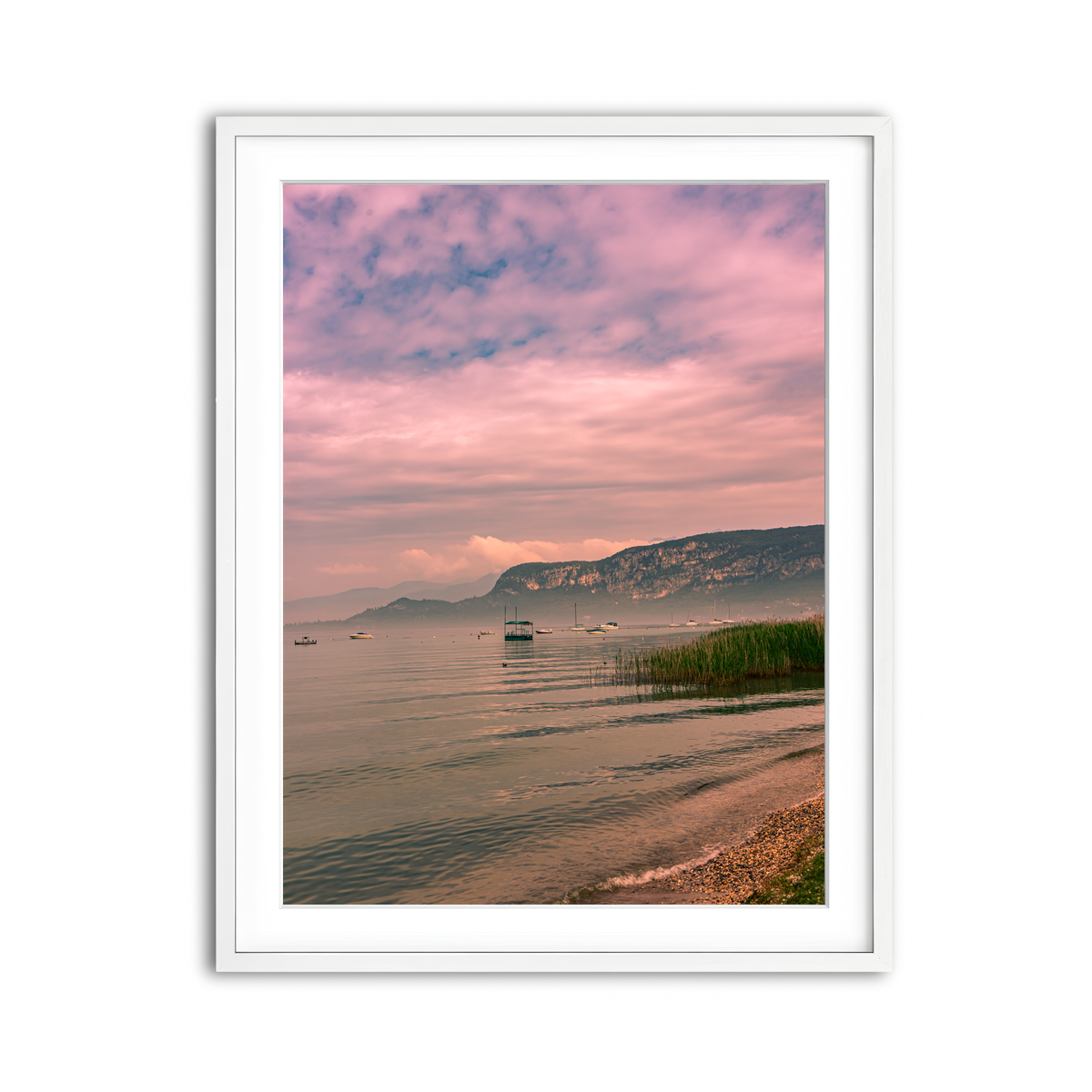 Framed Print 3x4 White