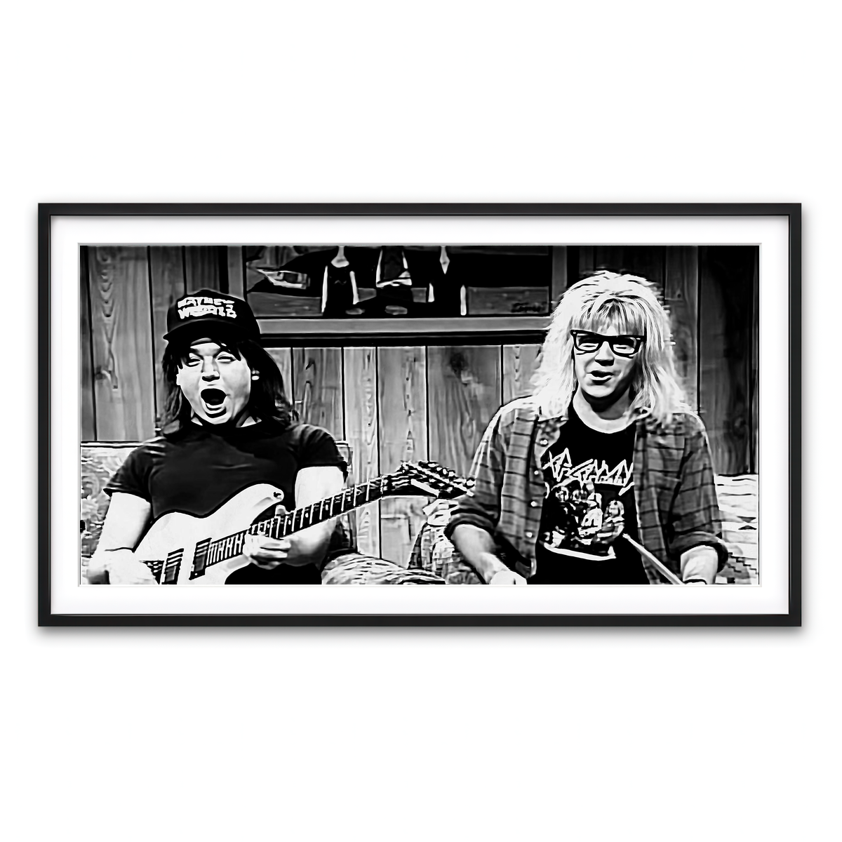 Framed Print 2x1 Black