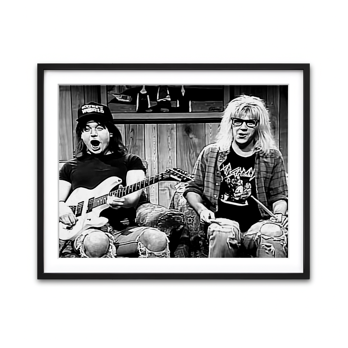 Framed Print 4x3 Black