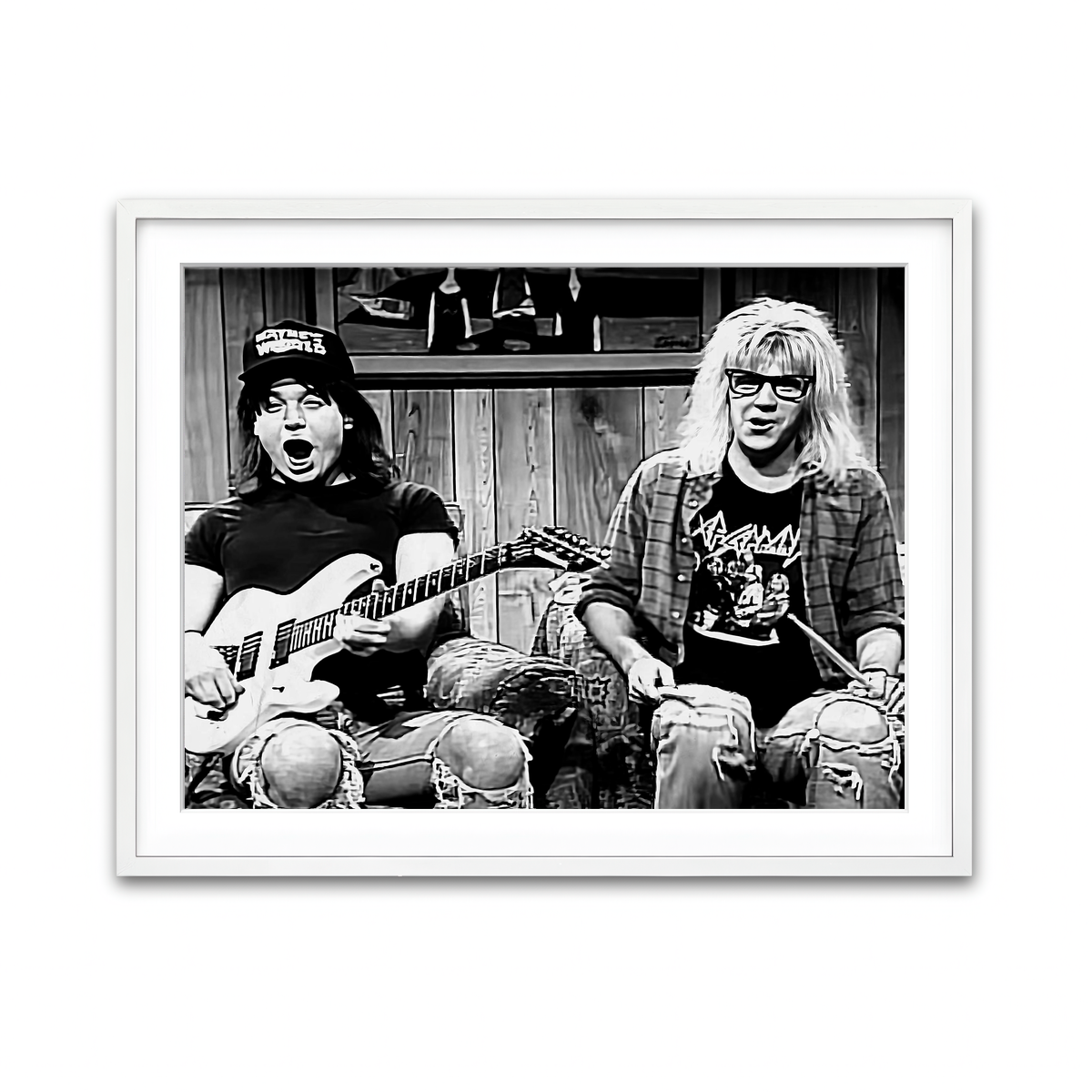 Framed Print 4x3 White