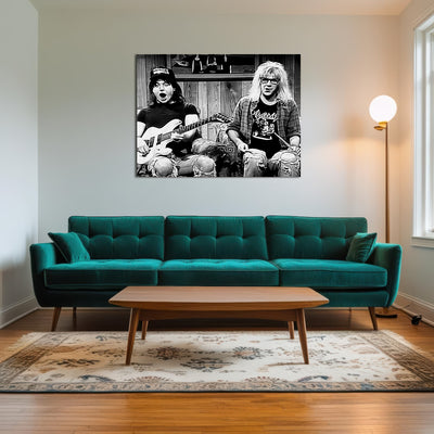 AUTO-MOCKUP ROOM | Wayne's World Grayscale