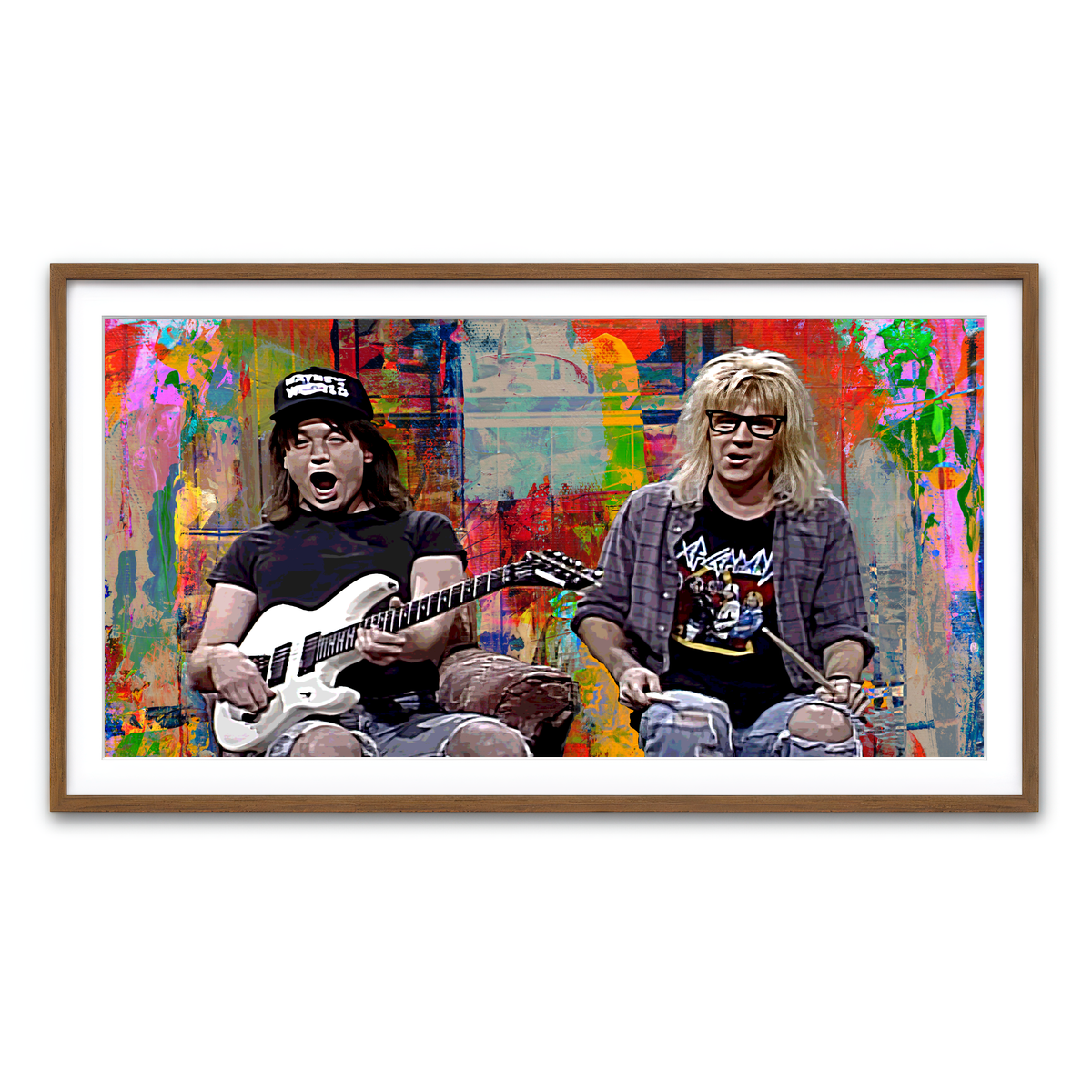 Framed Print 2x1 Walnut