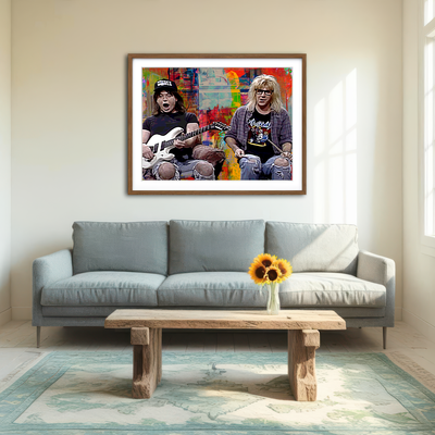 AUTO-MOCKUP ROOM | Wayne's World Wall Art