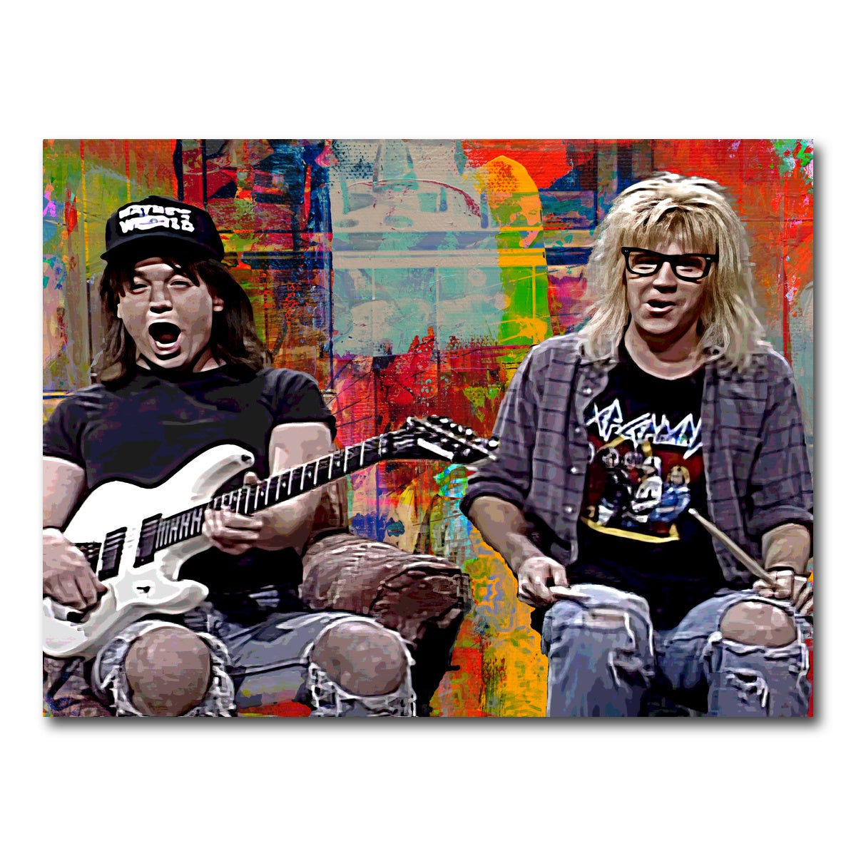 AUTO-MOCKUP WHITE | Wayne's World | 1 Piece | Gallery Wrap Canvas | group=4x3