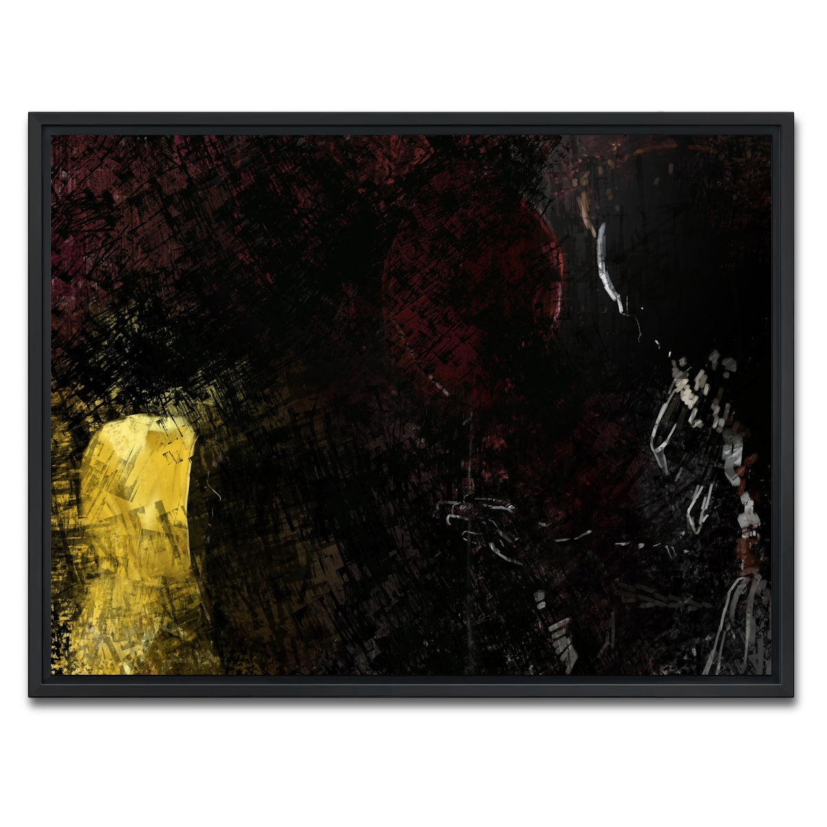 AUTO-MOCKUP WHITE | We All Float | 1 Piece | Black Framed Canvas | group=4x3