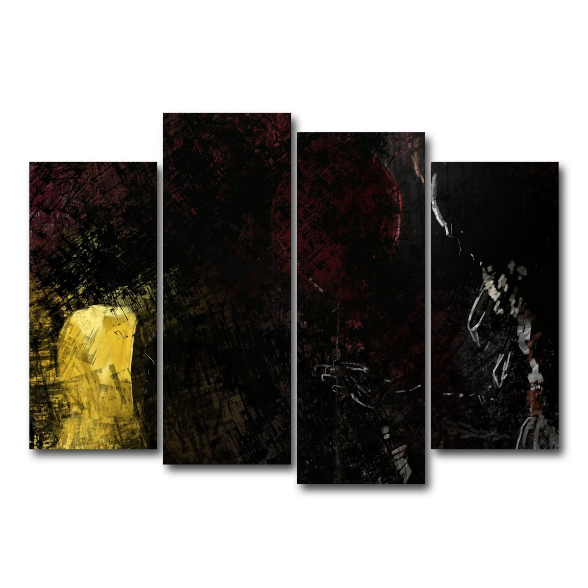 AUTO-MOCKUP WHITE | We All Float | 4 Piece | Gallery Wrap Canvas | group=4_normal