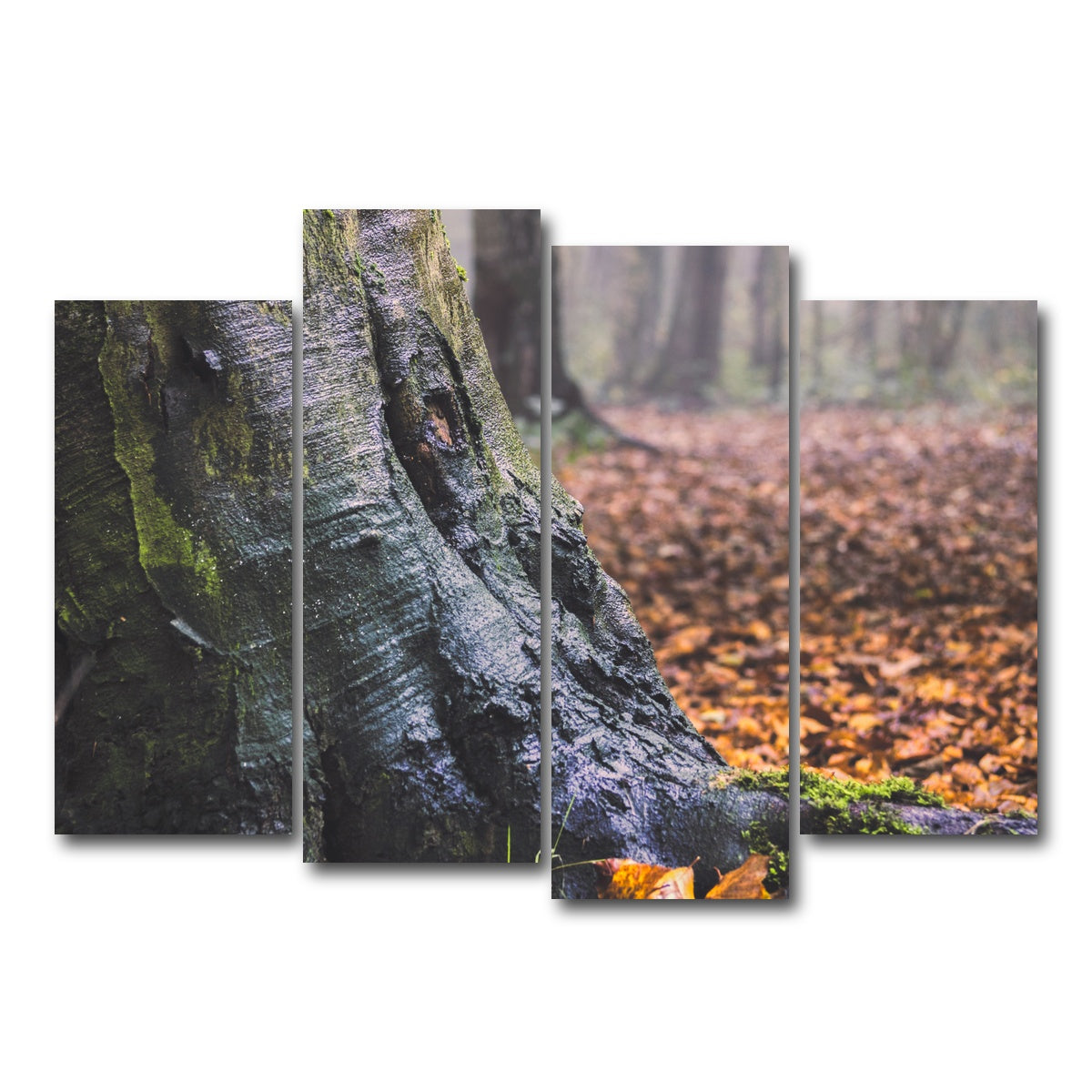 AUTO-MOCKUP WHITE | Weathered Trunk | 4 Piece | Gallery Wrap Canvas | group=4_normal