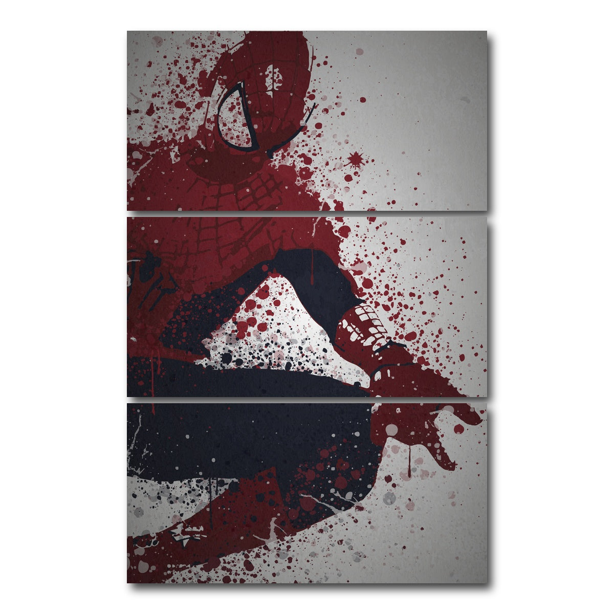 AUTO-MOCKUP WHITE | Web Slinger | 3 Piece | Gallery Wrap Canvas | group=12x24_stacked