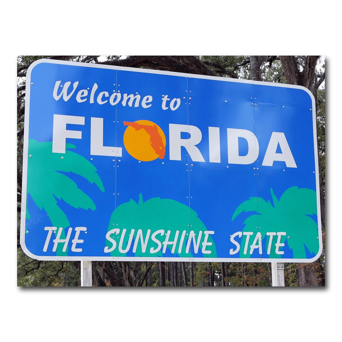 AUTO-MOCKUP WHITE | Welcome to Florida | 1 Piece | Gallery Wrap Canvas | group=4x3