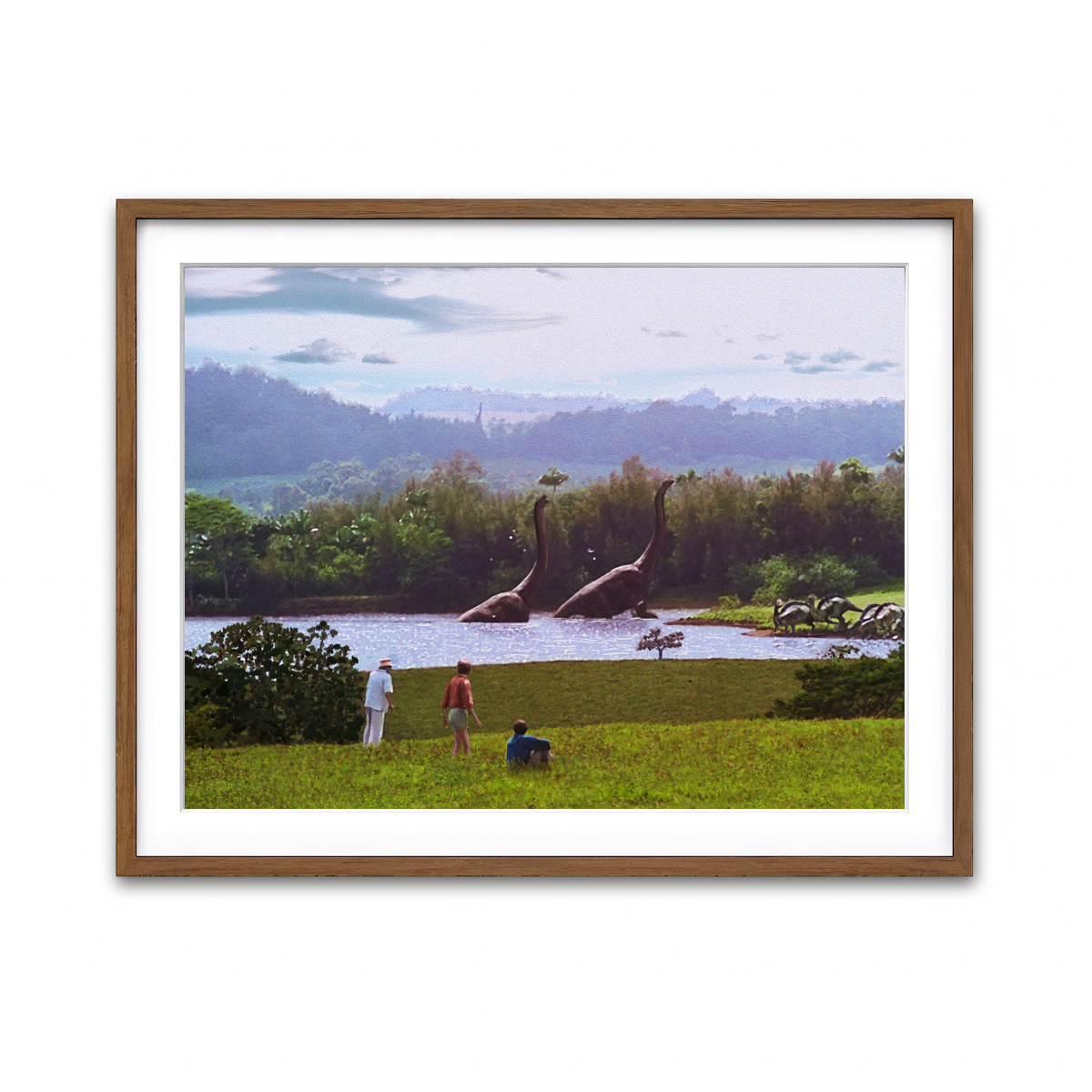 Framed Print 4x3 Walnut