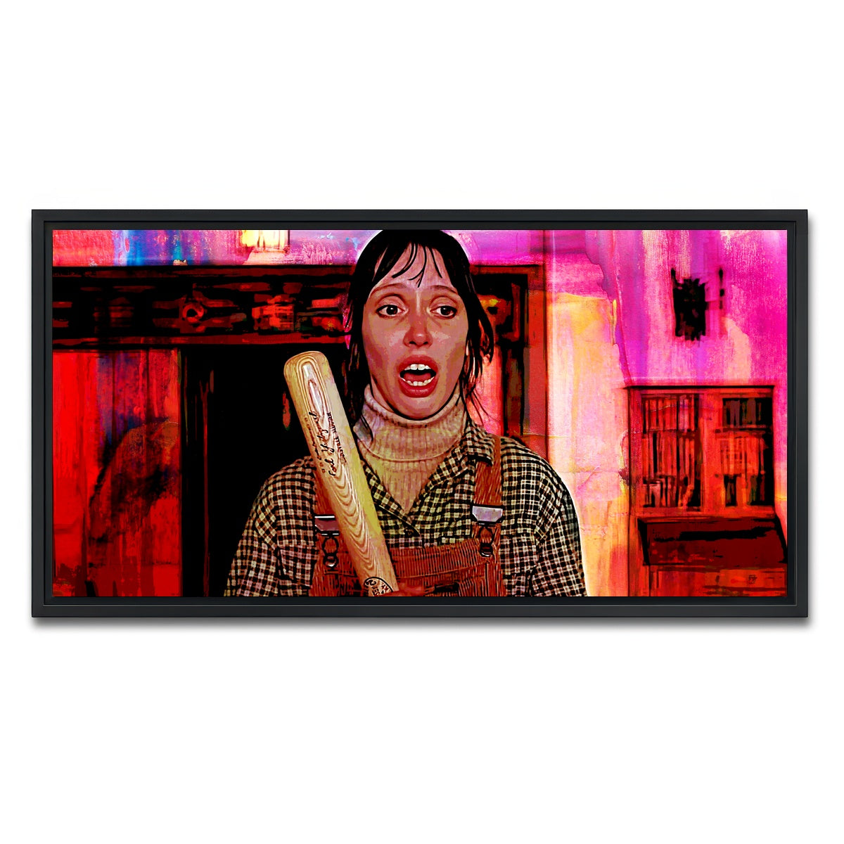 AUTO-MOCKUP WHITE | Wendy & Her Bat | 1 Piece | Black Framed Canvas | group=2x1