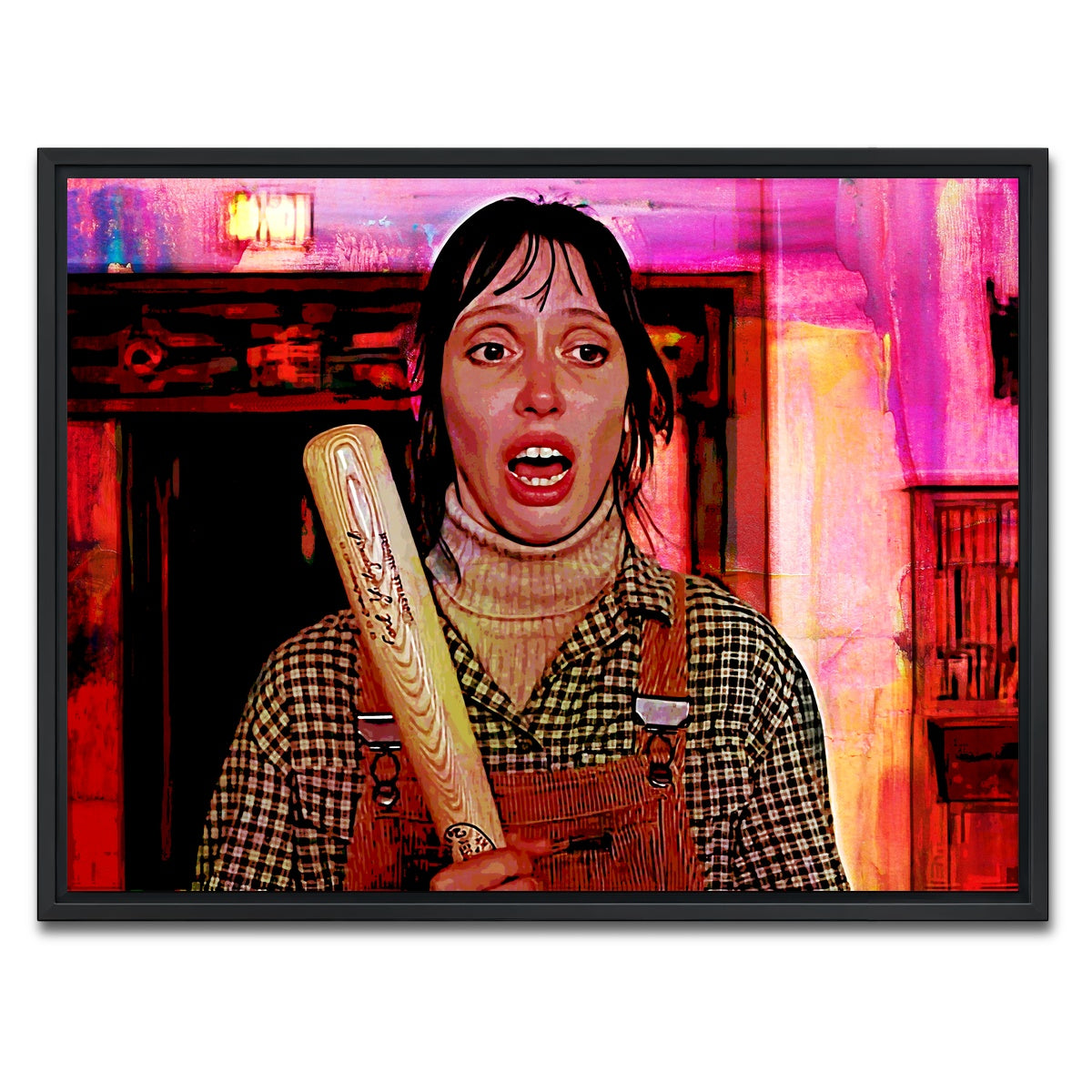 AUTO-MOCKUP WHITE | Wendy & Her Bat | 1 Piece | Black Framed Canvas | group=4x3