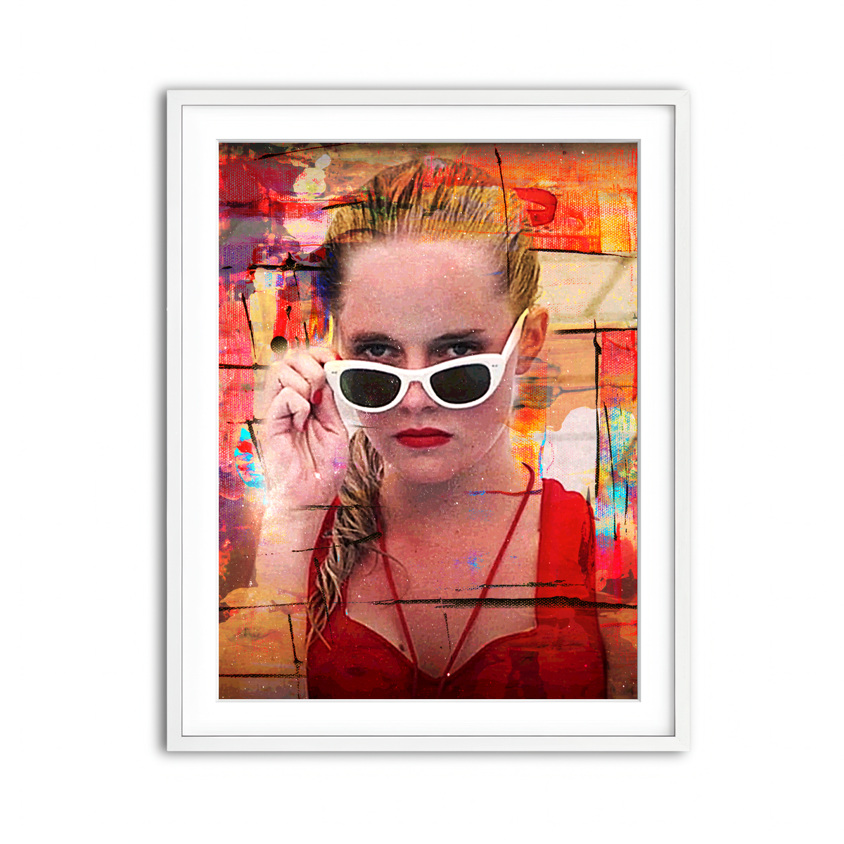 Framed Print 3x4 White