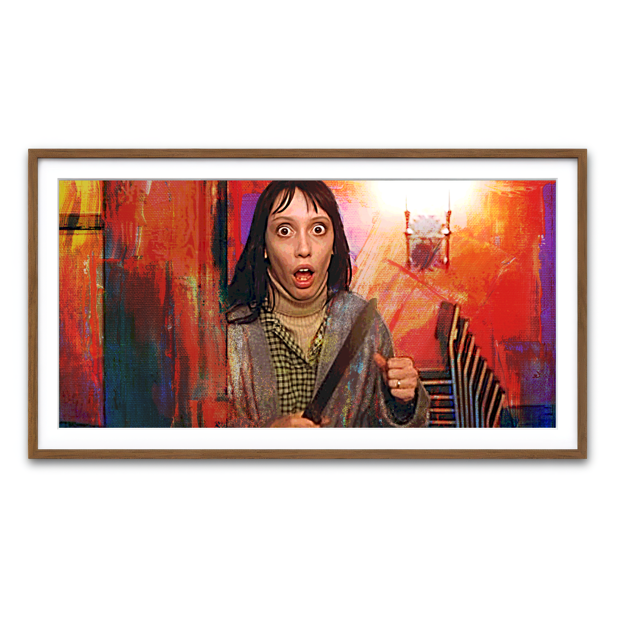 Framed Print 2x1 Walnut