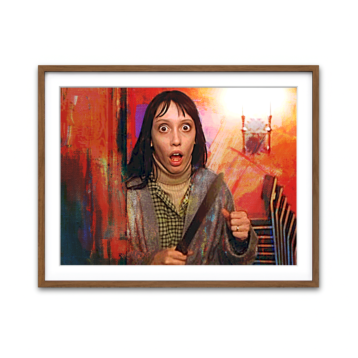 Framed Print 4x3 Walnut