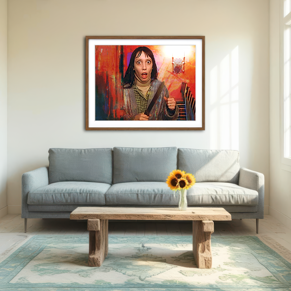 AUTO-MOCKUP ROOM | Wendy Terrified Wall Art
