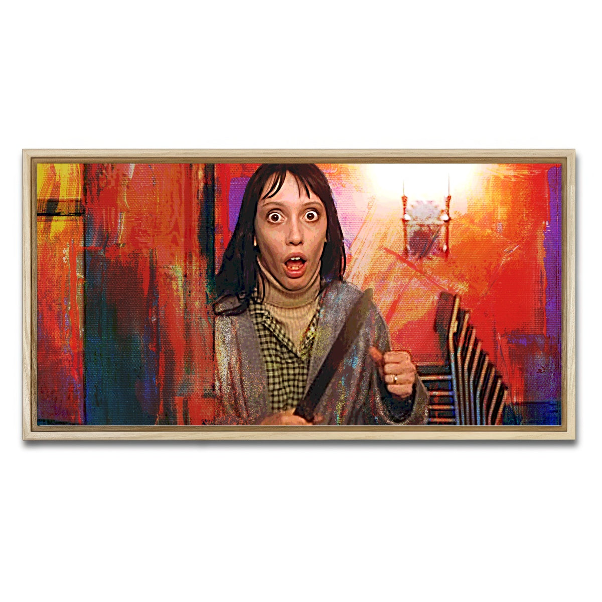 AUTO-MOCKUP WHITE | Wendy Terrified | 1 Piece | Natural Framed Canvas | group=2x1
