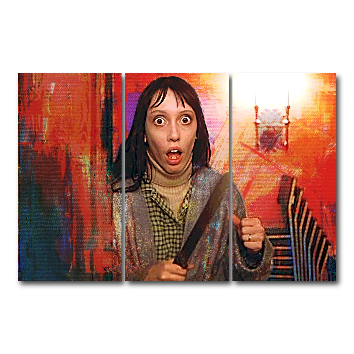 AUTO-MOCKUP WHITE | Wendy Terrified | 3 Piece | Gallery Wrap Canvas | group=12x24